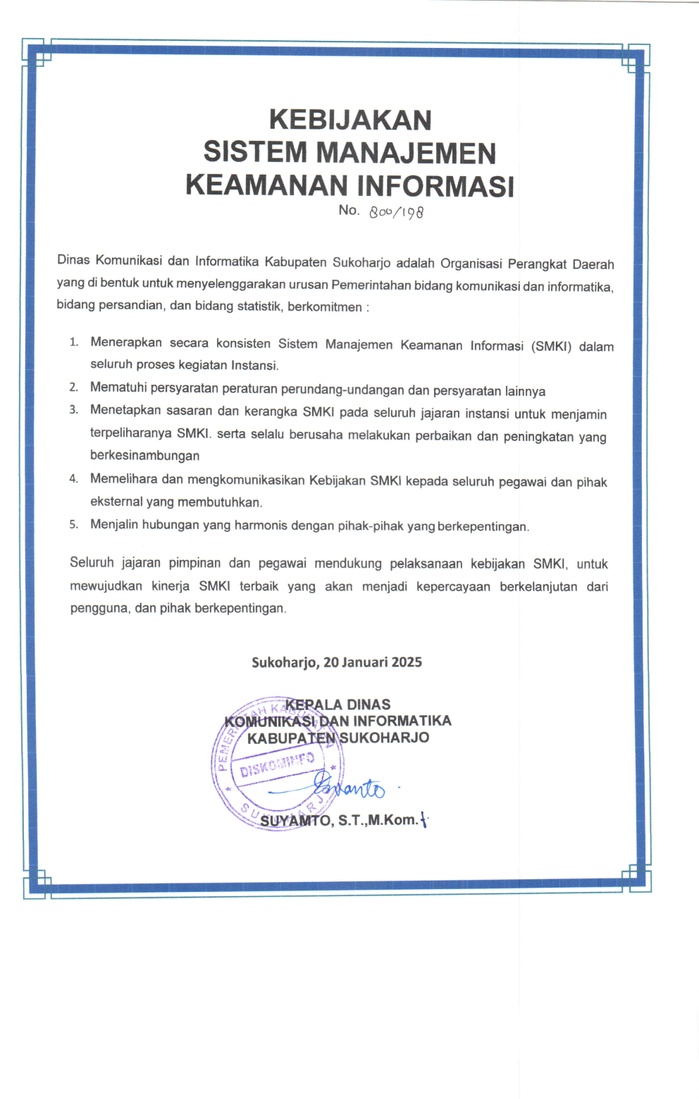 SMKI ISO 27001