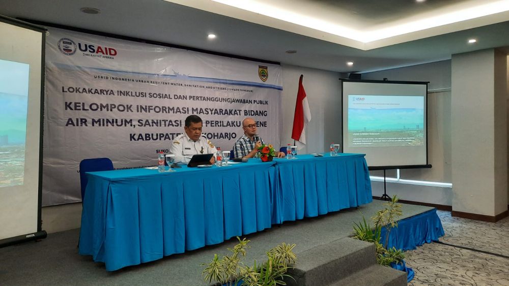 USAID IUWASH Tangguh dan Diskominfo Sukoharjo Adakan Lokakarya Inklusi Sosial dan Pertanggungjawaban Publik untuk KIM
