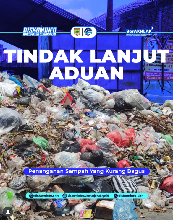 Diskominfo Sukoharjo Tindaklanjuti Aduan Penumpukan Sampah di Mojolaban