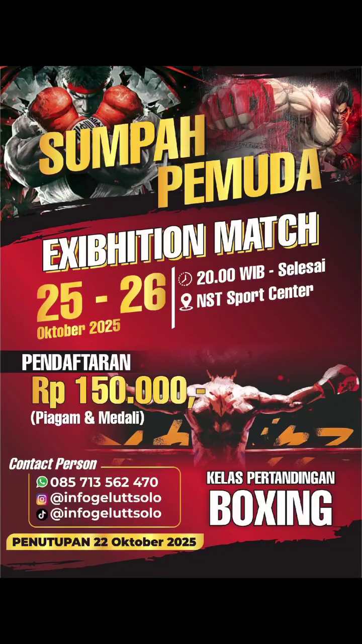 Sumpah Pemuda Exhibition Match Sukoharjo