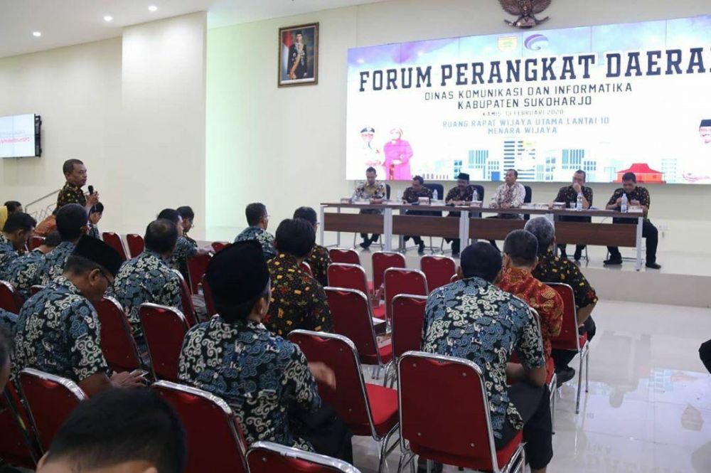 Dinas Komunikasi dan Iinformatika gelar acara perdana di  Ruang Rapat Wijaya Utama Lantai 10