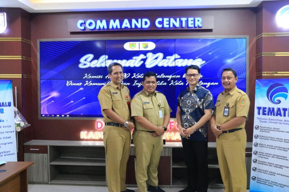 Kaji Terap Penerapan SPBE Komisi A DPRD Kota Pekalongan beserta Diskominfo Kota Pekalongan