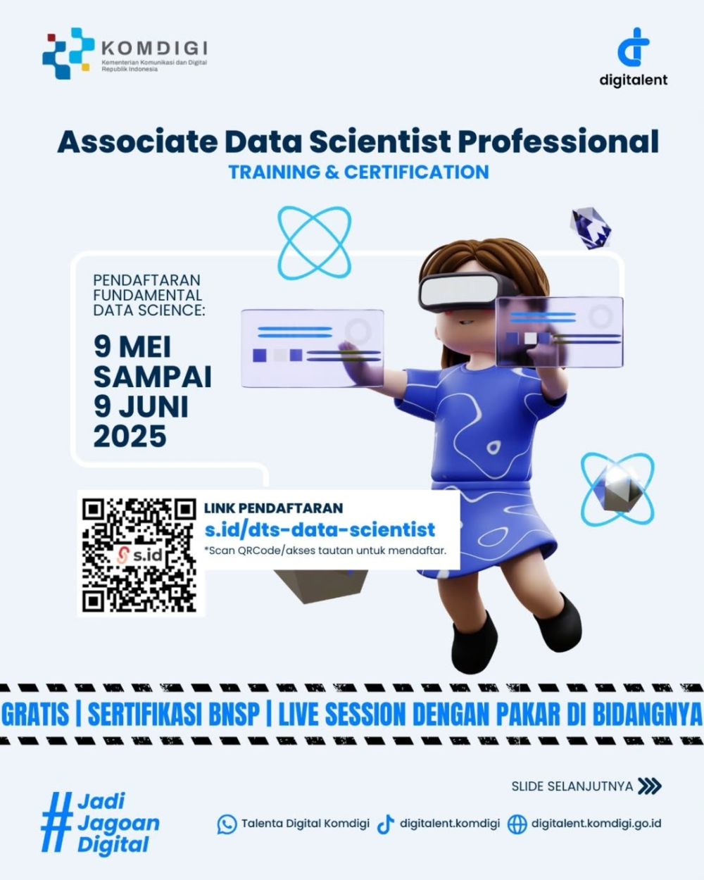 Program Pelatihan Associate Data Scientist 2025