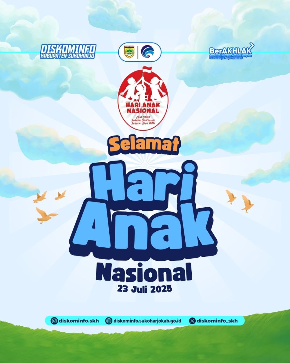 Peringatan Hari Anak Nasional ke-41 Tahun 2025, Wujudkan Generasi Tangguh 