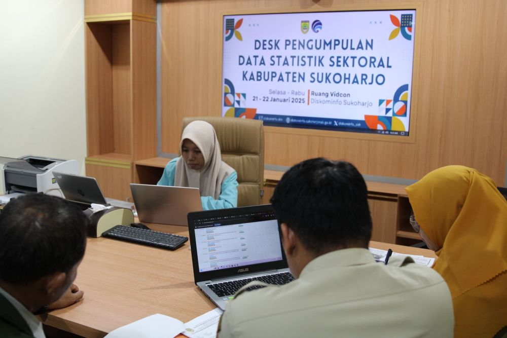 Diskominfo Sukoharjo Gelar Desk Pengumpulan Data Statistik Sektoral 2025