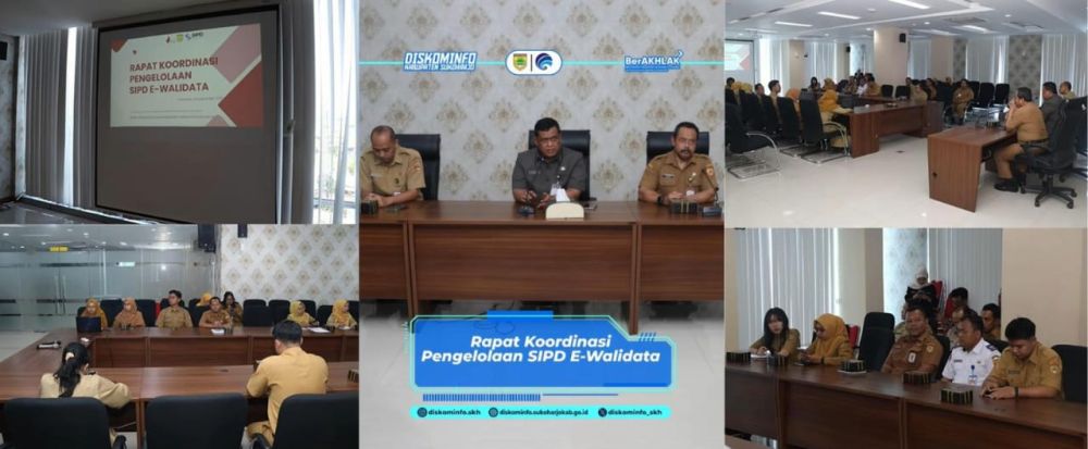 Diskominfo Sukoharjo Gelar Rapat Koordinasi Pengelolaan SIPD E-Walidata