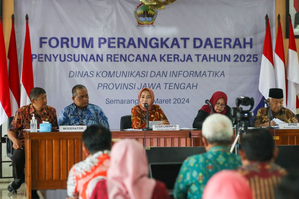 Forum OPD Diskominfo Jawa Tengah, Bahas Peningkatan Ekonomi dan Digitalisasi Tata Kelola Pemerintahan