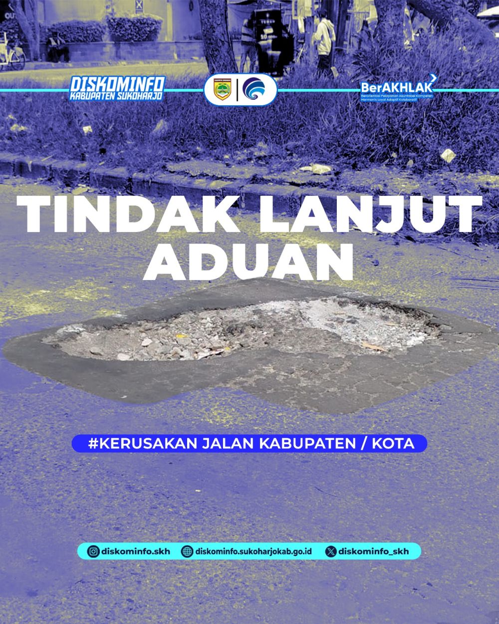 Aduan Masyarakat Terkait Jalan Berlubang Ditindaklanjuti