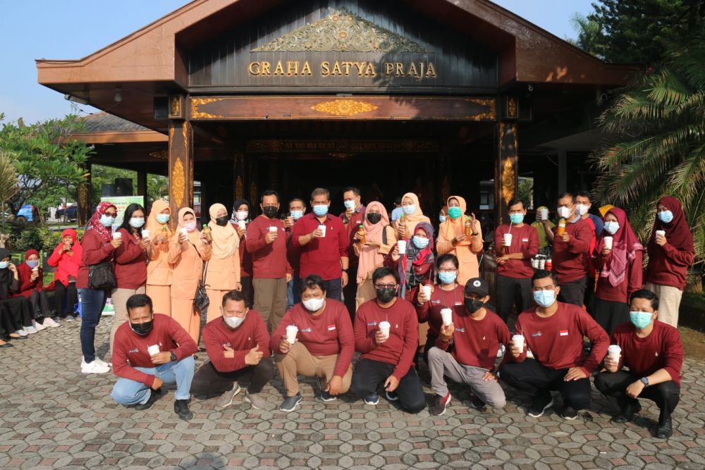 Dinas Kominfo Mengimplementasikan Gerakan Minum Jamu Tiap Hari Jumat