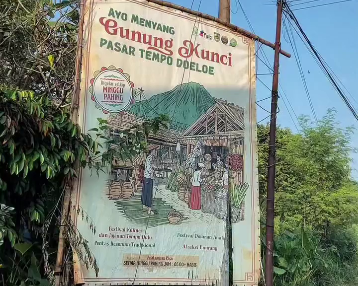 Sajikan Nostalgia, Pasar Tempo Doeloe Gunung Kunci Kartasura Digelar