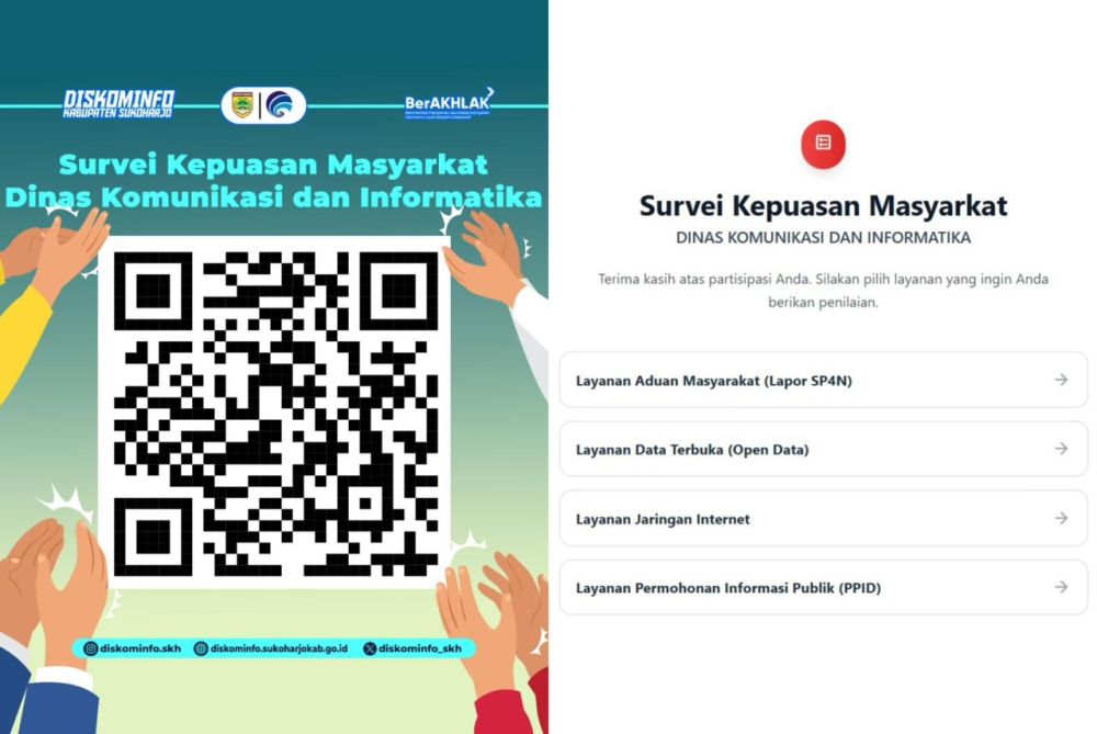 Layanan Memuaskan Atau Tidak? Mari Sampaikan Melalui SKM Diskominfo Sukoharjo