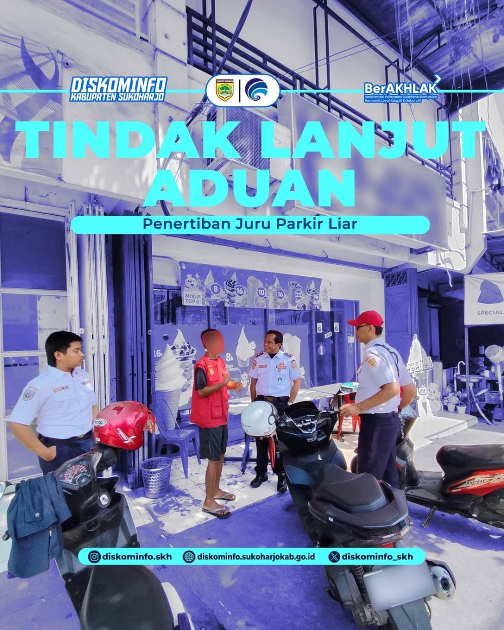 Tindaklanjut Aduan, Penertiban Parkir di Bekonang Sukoharjo