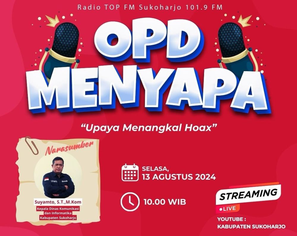 OPD Menyapa bersama Diskominfo, Upaya Menangkal Hoax