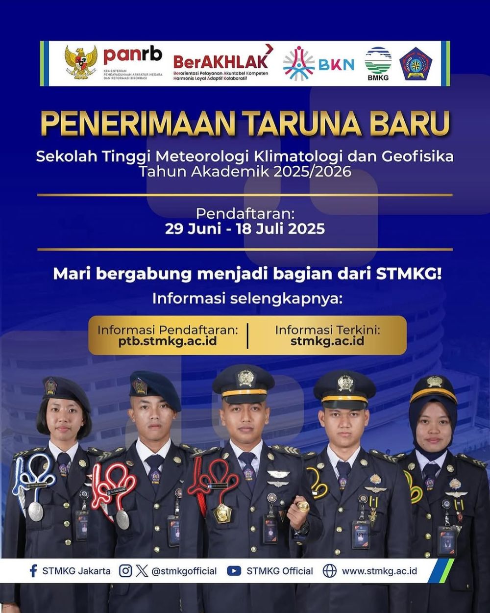 STMKG Buka Penerimaan Taruna Baru Tahun Akademik 2025/2026