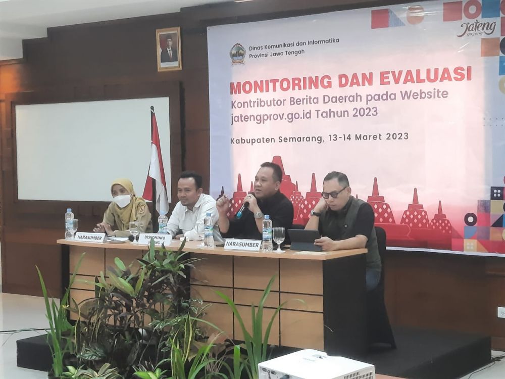 Kominfo Jateng selenggarkan Monitoring dan Evaluasi Kontributor Berita Daerah