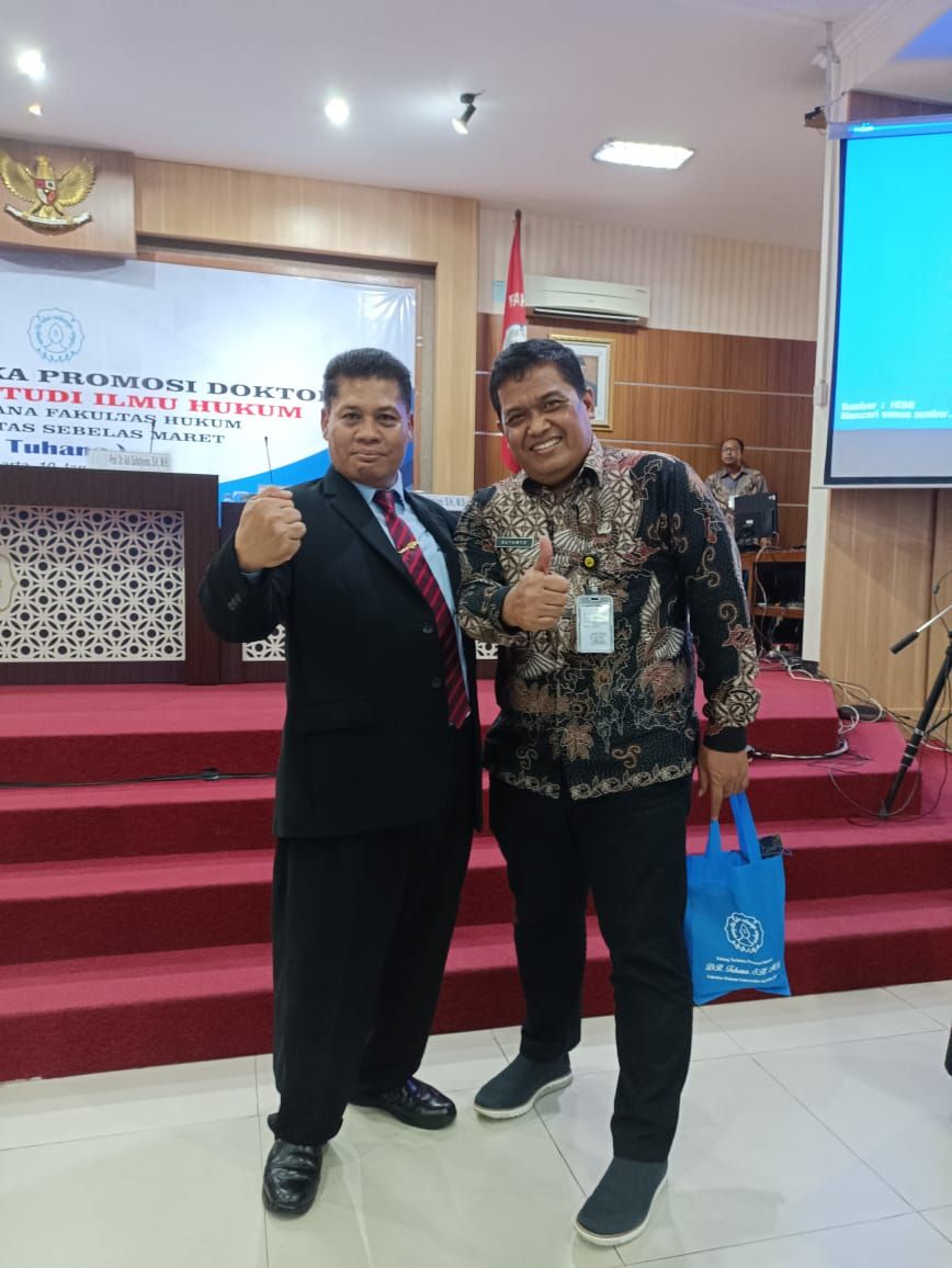 Ujian Terbuka Promosi Doktor Prodi Ilmu Hukum UNS