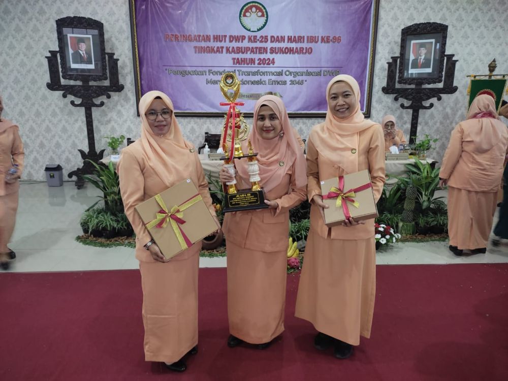 DWP Diskominfo Sukoharjo Raih Prestasi di Ajang e-Reporting Tingkat Kabupaten
