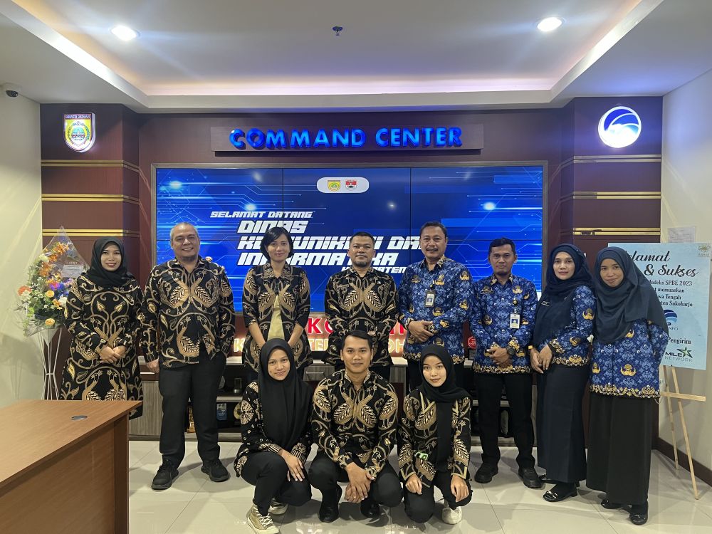 Diskominfo Mesuji Benchmarking SPBE Kabupaten Sukoharjo