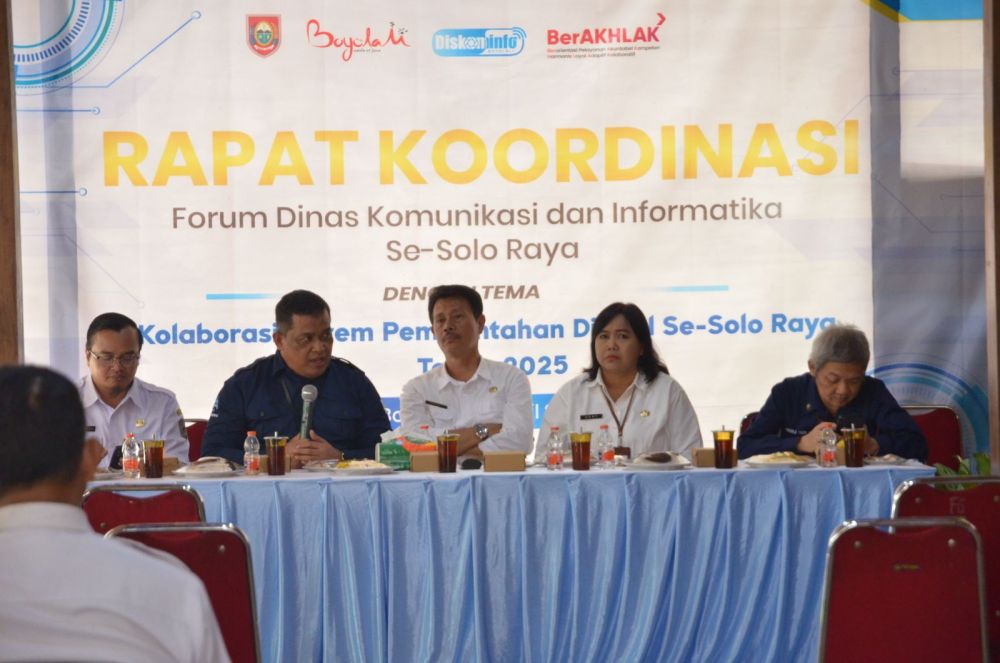 Forum Dinas Kominfo se-Solo Raya di Boyolali (April 2025)