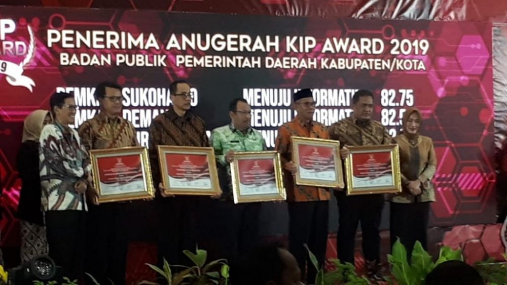 Sukoharjo Memperoleh Anugrah dari KIP Award Tahun 2019