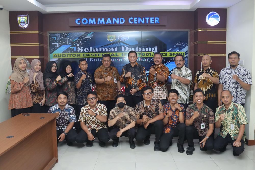 Diskominfo Sukoharjo Jalani Audit Eksternal Sertifikasi ISO 27001:2022