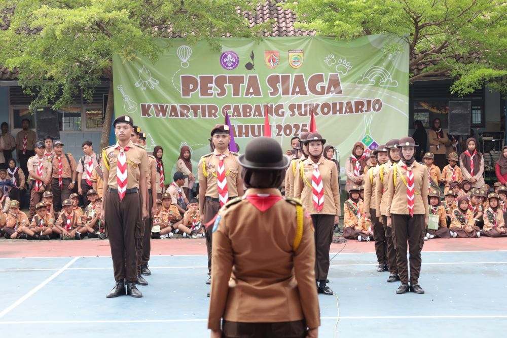 Pesta Siaga Kwartir Cabang Sukoharjo 2025 Berlangsung Meriah