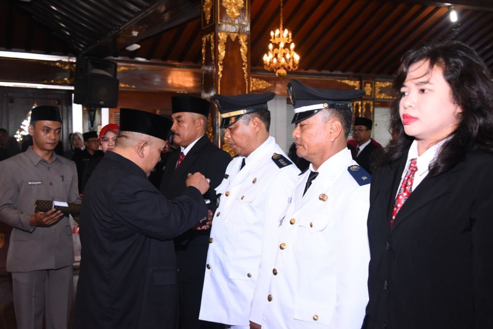 Awal Tahun 2020, Bupati Sukoharjo Lantik 155 Pejabat