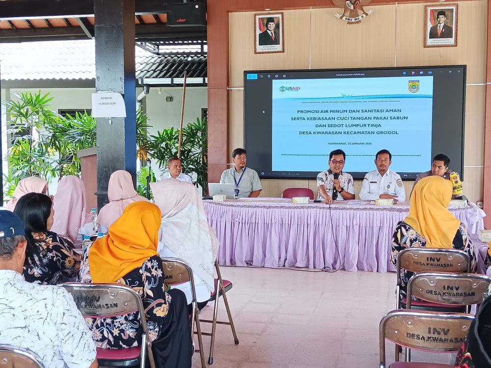 2 Lokasi, Usaid Iuwash Promosi Air Minum dan Sanitasi Aman di Sukoharjo