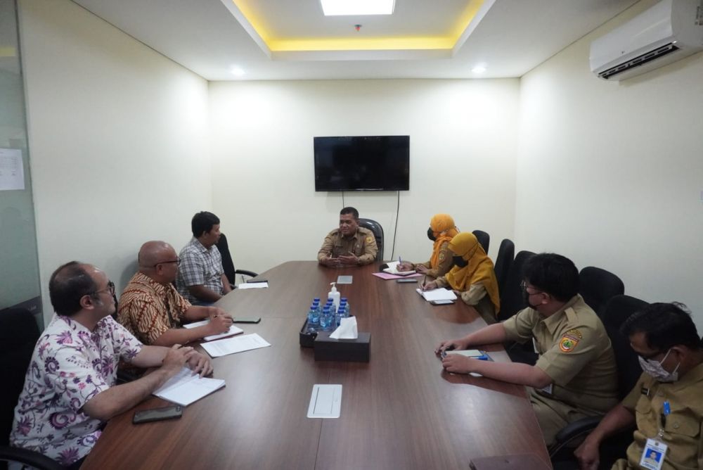 Evaluasi Aplikasi KIM WASH, USAID IUWASH Kunjungi Diskominfo Sukoharjo